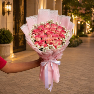 Pink Roses Bouquet